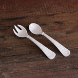 VIDA Havana Large Salad Servers : White