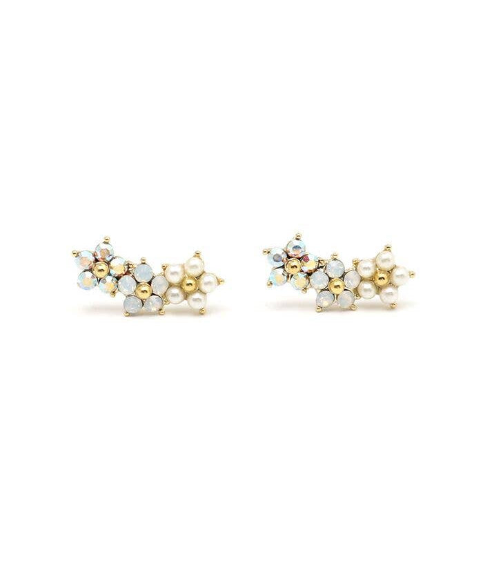 Floral Climber Earrings