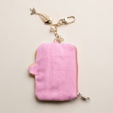 Beaded Sardine Coin Purse Keychain