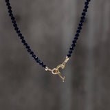 Sapphire Charm Keeper Necklace