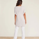 CozyChic Ultra Lite® Mixed Stitch Dolman Pullover : Stone