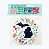 Michigan Felt Coaster Set of 4