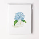 Hydrangea Notecard: Set of 8