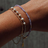 Lavender Amethyst Quartz Bracelet