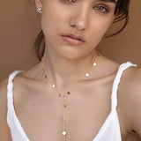 Fools Gold Lariat Necklace