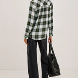 Hunter Shirt : Olive Ivory