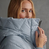 Adler Down Puffer Coat : Glacier Blue