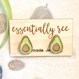 Avocado Stud Earrings