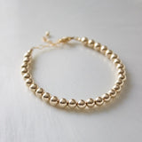 KW 5MM Gold Filled Beaded Bracelet