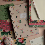 Ditsy Dahlia Spiral Notebook