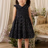 Organic Cotton Christabel Dress - Maisie Navy