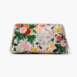 Dahlia Quilted Large Cosmetic Pouch