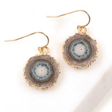 Stalactite Slice Earrings