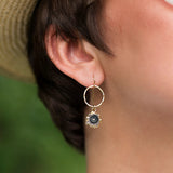 Petite Hammered Stalactite Hoop