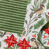 Poinsettias & Pines Apron