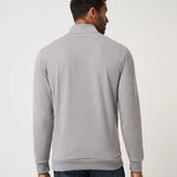 Cloud Quarter Zip 2.0 : Heathered Medium Grey