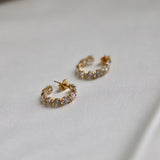 Stella CZ Eternity Hoops