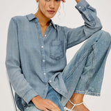 Ingrid Shirt : Medium Vintage Cloud Wash
