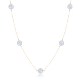 Enewton Admire Choker 15" Aquamarine