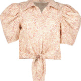 Rosetta Tie Front Top