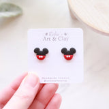 Mouse Stud Earrings: Minnie