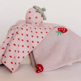 Strawberry - Organic Cotton Baby Blanket