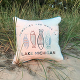 Memories are Made at Lake Michigan Pillow
