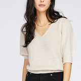 Phoebe Pullover- Heather Oatmeal