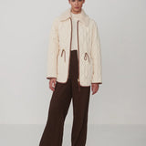 Bartley Quilted Jacket : Parchment