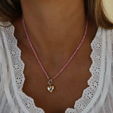 Pink Quartz Charm Keeper
