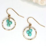 Turquoise Posy Earrings