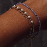 Lavender Amethyst Quartz Bracelet