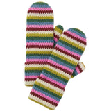 Golden Days Mitten - Multi Stripe