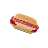 Hand-Painted America Hotdog Claw Clip