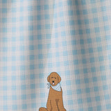 Gingham Doodle Tea Towel