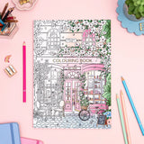 Colouring Book: Shopfront Scenes