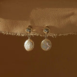 Lea Pearl Drop Earrings
