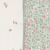 2-Pack Muslin Burp Cloths - Etta + Janice Florals