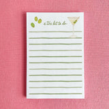 A Tini Bit To Do Notepad | Martini Notepad
