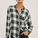 Hunter Shirt : Olive Ivory