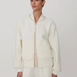Klaudia Fleece Jacket : Egret