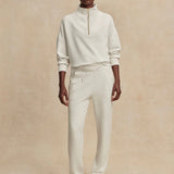 The Rolled Cuff Pant 25" Ivory Marl