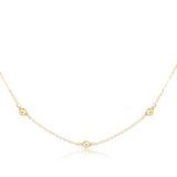 17" choker simplicity chain gold - classic gold 4mm