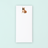 French Bulldog  Tall Notepad
