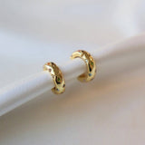 Penny CZ Star Hoops: Silver