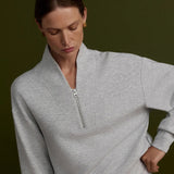 Davidson Sweat || Light Grey Marl