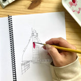Michigan Lighthouse Watercolor Sketchbook