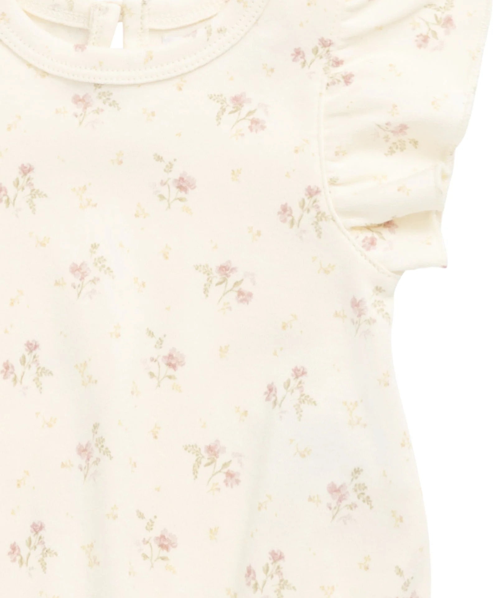Organic Cotton Sage Onepiece - Thelma Parchment