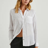 Charlie White Shadow Stripe