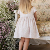 Organic Cotton Dahlia Dress - Posy Milk